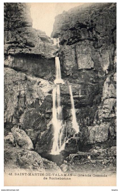 07 - SAINT MARTIN  de VALAMAS -- Grande cascade de Rochebonne