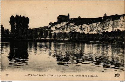 CPA Saint-Martin-du-Tertre - L'Yonne et la Chapelle FRANCE (960841)