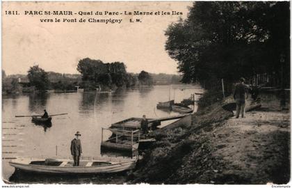 CPA Carte Postale France  Saint Maur des Fosses Parc Saint Maur Quai du Parc VM100237