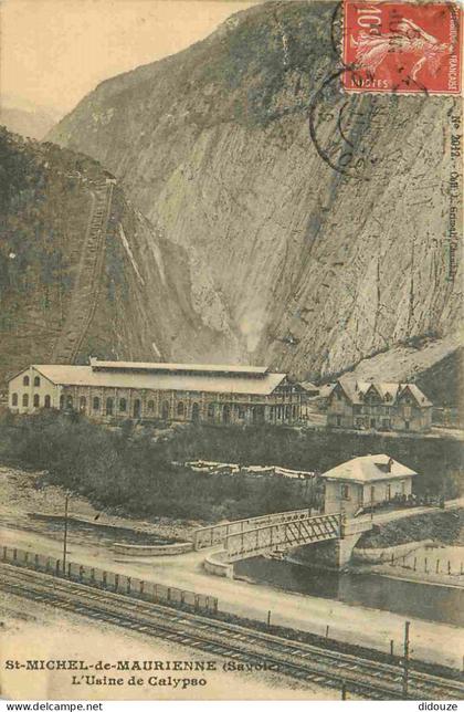 Carte Postale Ancienne - 73 - Saint-michel-de-maurienne - L'usine de calypso - CPA - Oblitération de 1911 - Voir Scans R