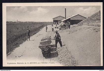 85 SAINT MICHEL EN L'HERM - Exploitation Huitrière - Métier