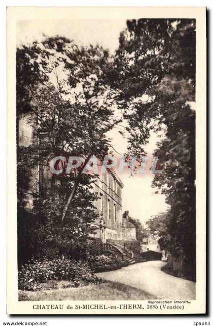 CPA Chateau de St Michel en l'herm 1685 Vendee