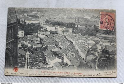 Cpa 1906, Saint Nicolas de Port, panorama, Meurthe et Moselle 54