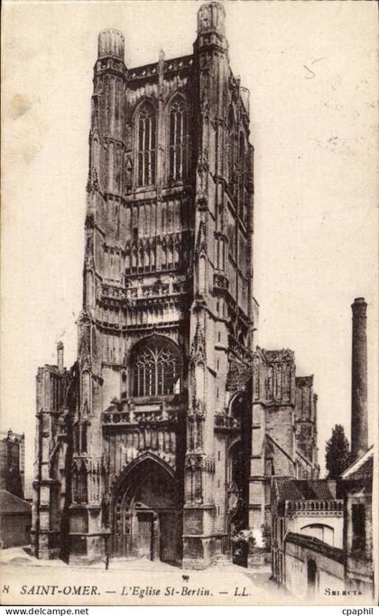Saint Omer CPA L'eglise St Bertin