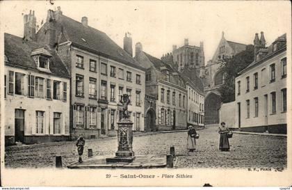 Saint Omer - Place Sithieu CPA