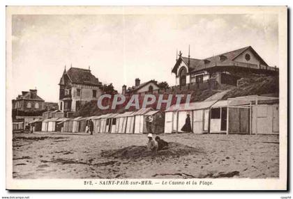 Saint Pair sur mer CPA le casino et la plage