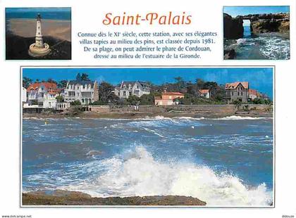 17 - Saint Palais sur Mer - Multivues - Effet de Vagues - CPM - Voir Scans Recto-Verso