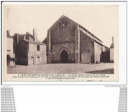 carte de saint philbert de grand lieu  ( recto verso )