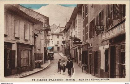 CPA SAINT-PIERRE-d'ALBIGNY Rue de l'Hotel de Ville (1192790)