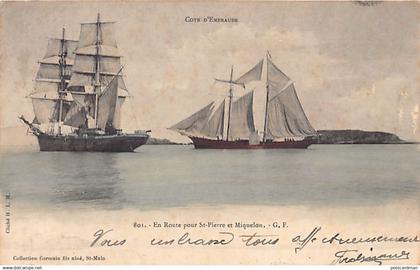 En route pour Saint-Pierre & Miquelon - Côte d'Emeraude - Ed. Germain fils aîné à St-Malo 801
