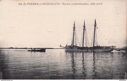 SAINT PIERRE ET MIQUELON  navire contrebandier