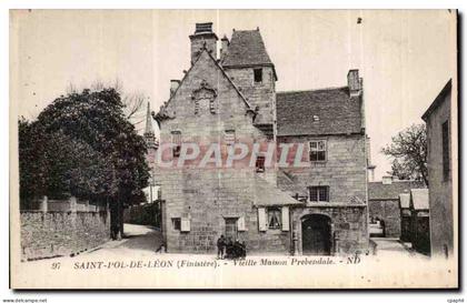 CPA Saint Pol De Leon (Finistere) Vieille Maison Prebendale
