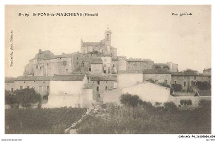 CAR-ACVP4-0203-34 - SAINT-PONS-DE-MAUCHIENS - Vue générale