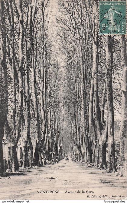 34 SAINT PONS DE THOMIERES AVENUE DE LA GARE