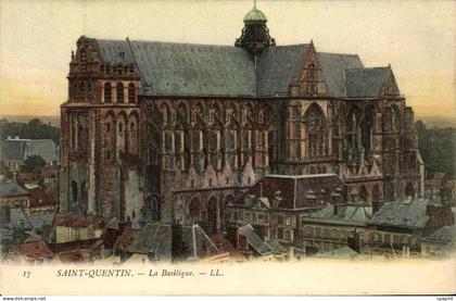 CPA Saint Quentin La basilique
