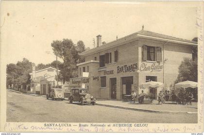 B 83 – Santa-Lucia – Route Nationale et Auberge Gelou ( Saint-Raphaël ?)