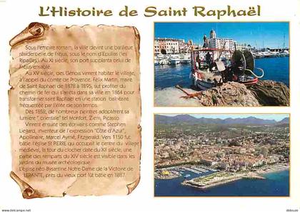Carte Postale - 83 - Saint Raphael - Multivues - L'Histoire de Saint Raphael - Bateaux - CPM - Voir Scans Recto-Verso -