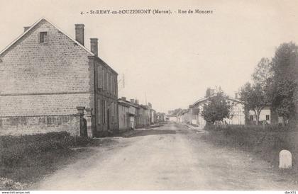 51 - SAINT-REMY-EN-BOUZEMONT (Marne) - Rue de Moncetz