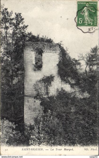 CPA Saint Riquier La Tour Margot