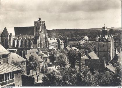 CPSM Saint-Riquier L'Eglise Abbatiale Le Beffroi