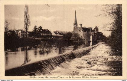 Saint Savin sur Gartempe - L'Eglise - L'Abbaye - CPA