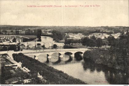Saint Savin sur Gertempe CPA La Gartrempe Vue prise de la Tour