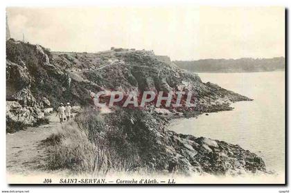 CPA Saint Servan Corniche d'Aleth