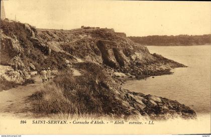 CPA Saint Servan Corniche d Aleth