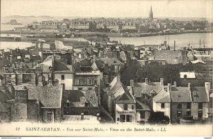 CPA Saint Servan Vue sur Saint Malo