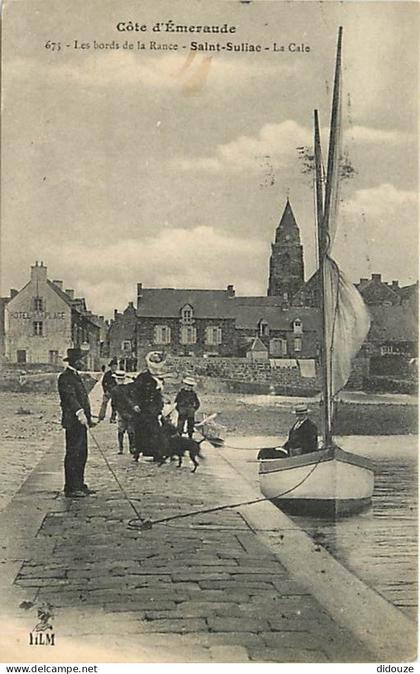 35 - Saint Suliac - Les bords de la Rance - Animée - CPA - Voir Scans Recto-Verso