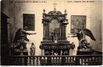 CPA SAINT-SULPICE-de-FAVIERES Autel - Chapelle des Miracles (1354920)
