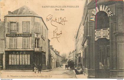 SAINT SULPICE LES FEUILLES une rue