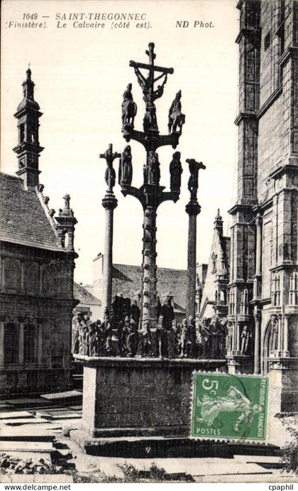 CPA Saint Thegonnec (Finistere) Le Calvaire (Cote est)