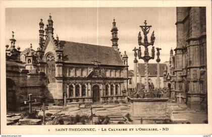 CPA Saint Thegonnec Le Calvaire Et L Ossuaire