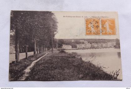 Cpa 1923, Saint Valery en Caux, cours de l'Ouest, Seine maritime 76