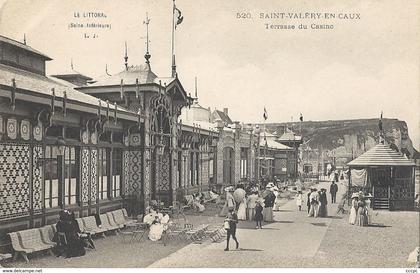 CPA Saint-Valéry-en-Caux Terrasse du Casino