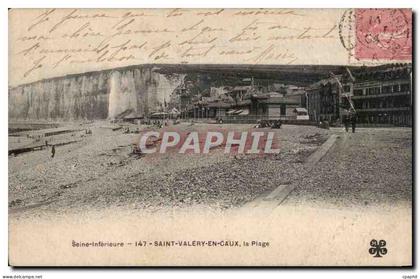 Saint Valery en Caux - La Plage - CPA