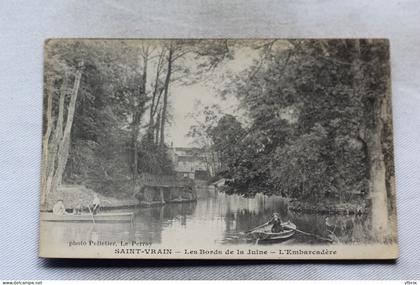 Saint Vrain, les bords de la Juine, l'embarcadère, Essonne 91