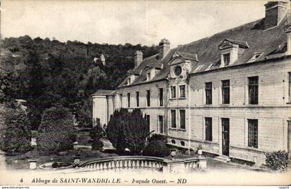 Abbaye de Saint Wandrille - Facade Ouest - CPA