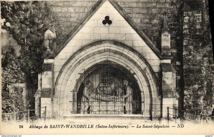 CPA Abbaye de Saint Wandrille Le Saint Sepulcre