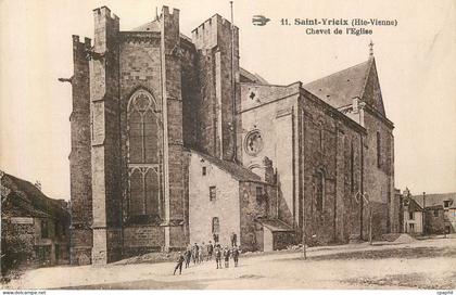 CPA Saint Yrieix (Hte Vienne) Chevetde l'Eglise