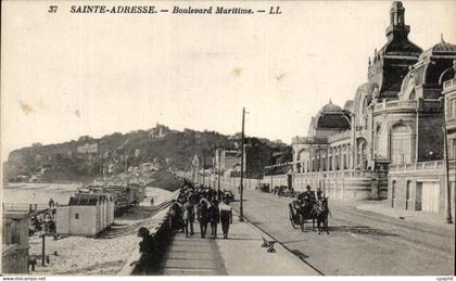 CPA Sainte Adresse Boulevard Maritime