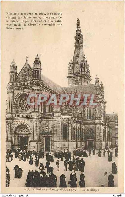 CPA Sainte Anne d'Auray La Basilique