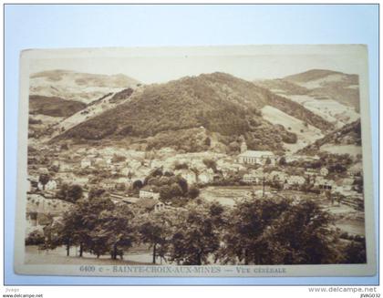 SAINTE-CROIX-aux-MINES  (Haut-Rhin)  :  Vue générale