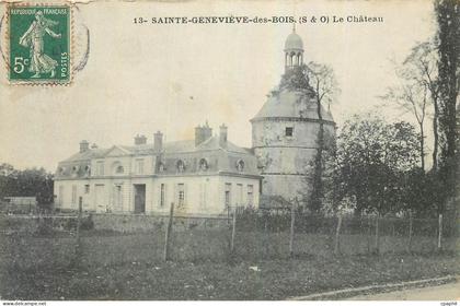 CPA Sainte Genevieve des Bois S et O Le Chateau