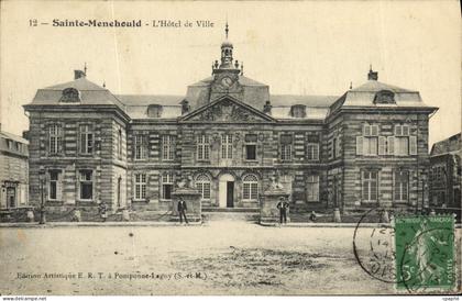 CPA Sainte Menehould L'Hotel De Ville
