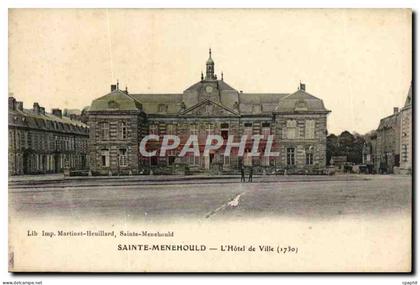 CPA Sainte Menehould L'Hotel De Ville