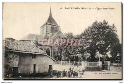 L'argonne Sainte menehould L'eglise Notre Dame (enfants)