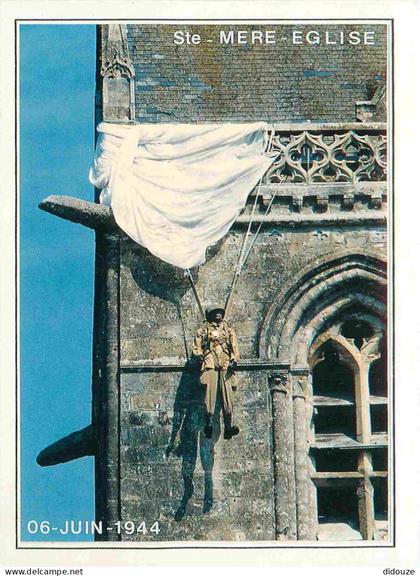 Carte Postale - 50 - Sainte Mère Eglise - L'Eglise - Le parachutiste - CPM - Voir Scans Recto-Verso - Poscard - Carta Po