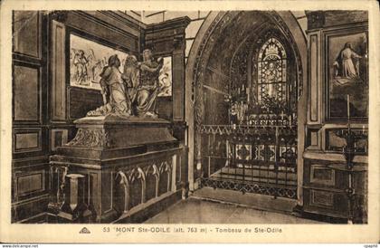 CPA Mont Sainte Odile Tombeau de Ste Odile